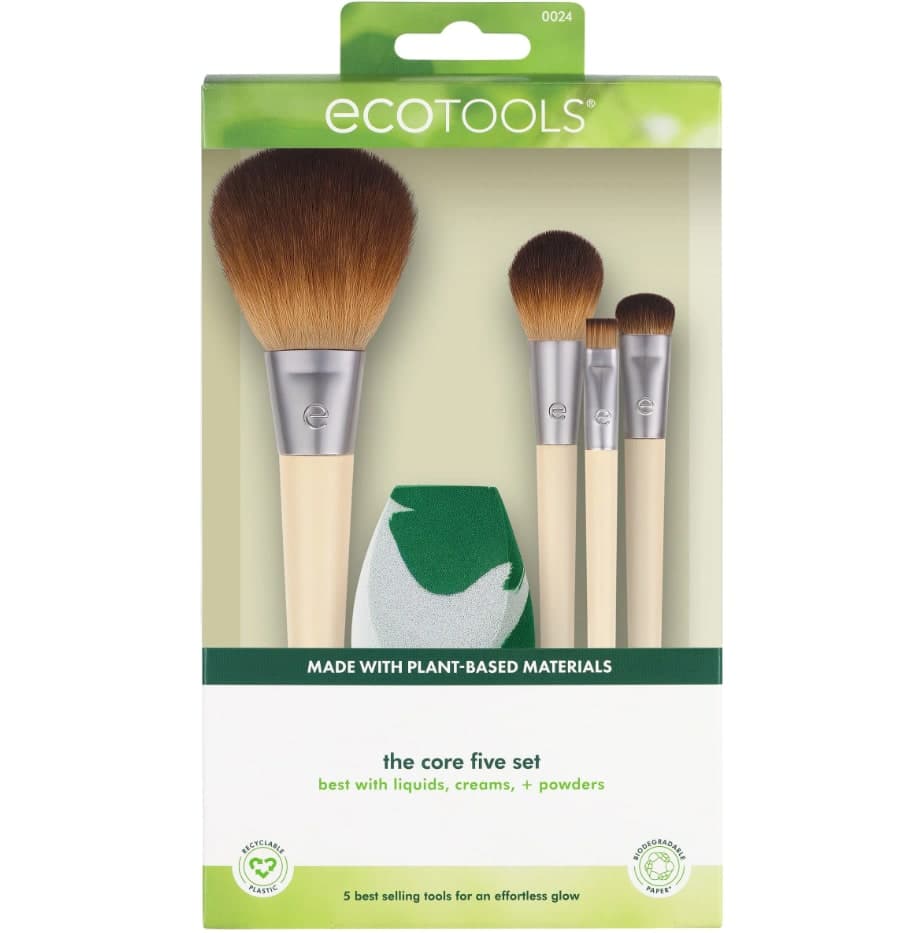 ecotools The Core Five Set Makeup Brush and Sponge Set