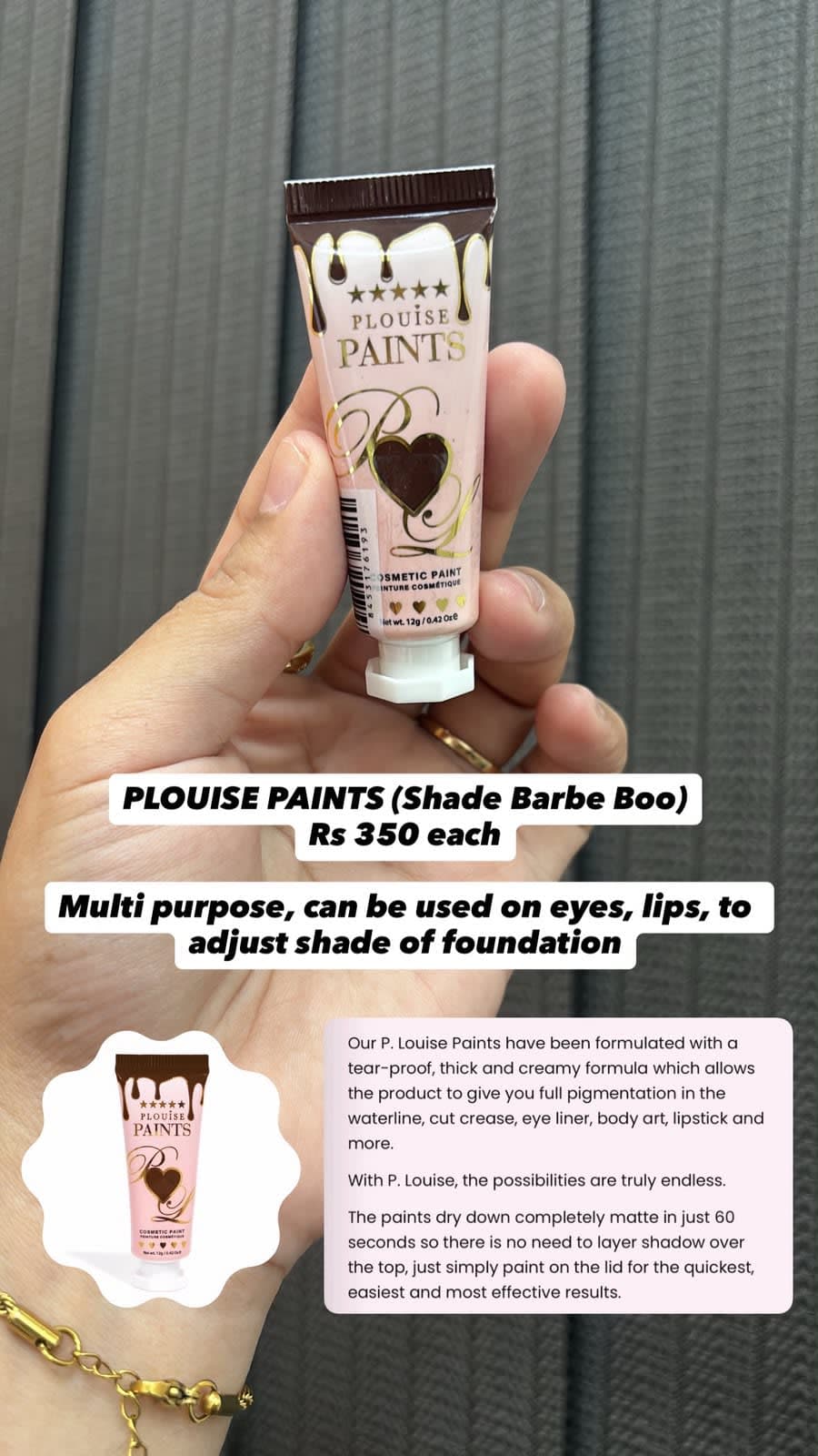 PLOUISE PAINTS (Shade Barbe Boo)