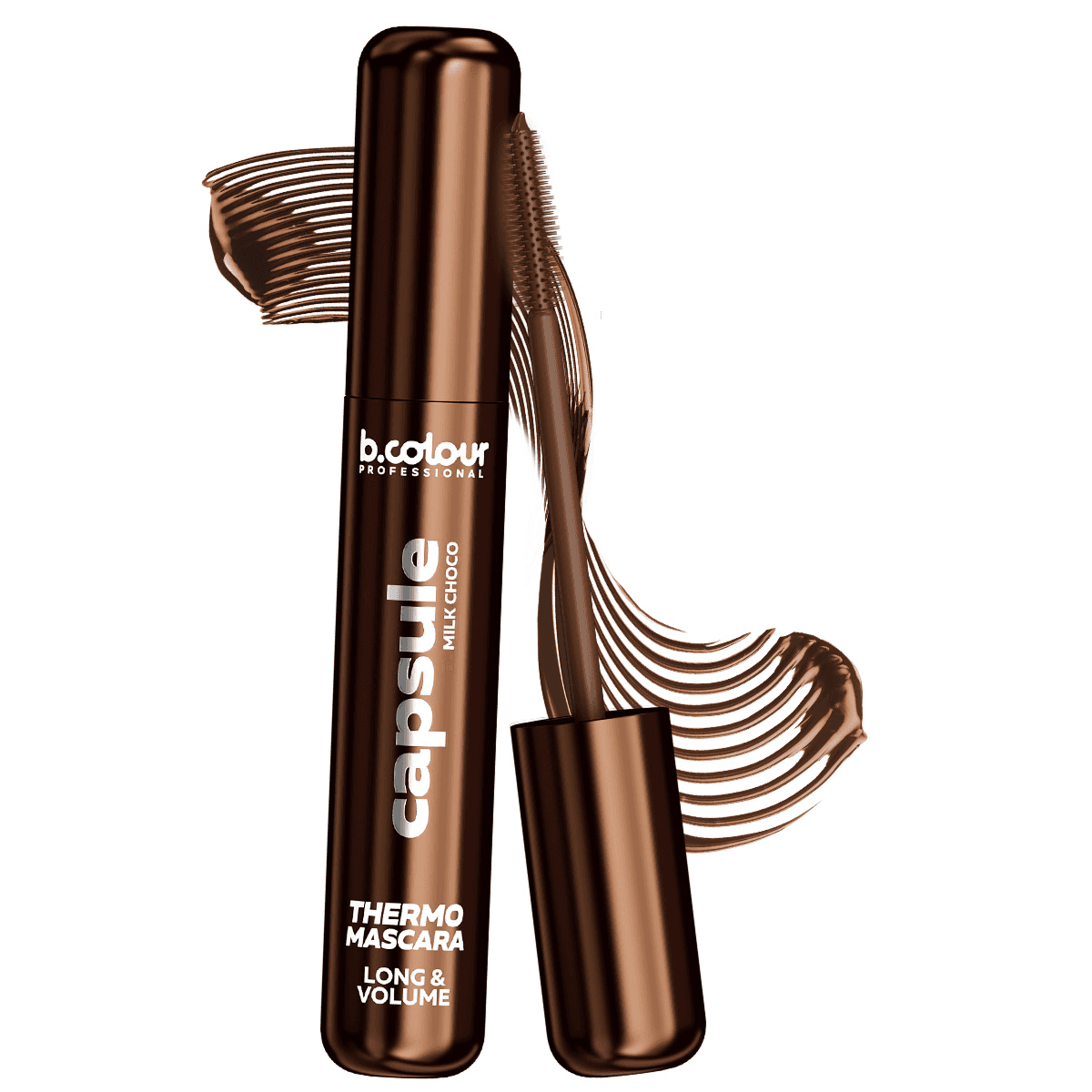 Bcolour Capsule Extreme Volume Addicted Super Stay Mascara Shade Milk Choco (Brown)