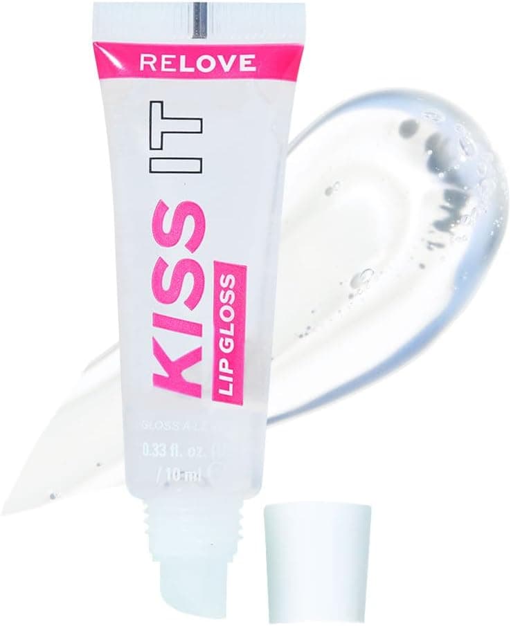 Relove by Revolution Kiss It Lip Gloss Shade Sorbet Clear
