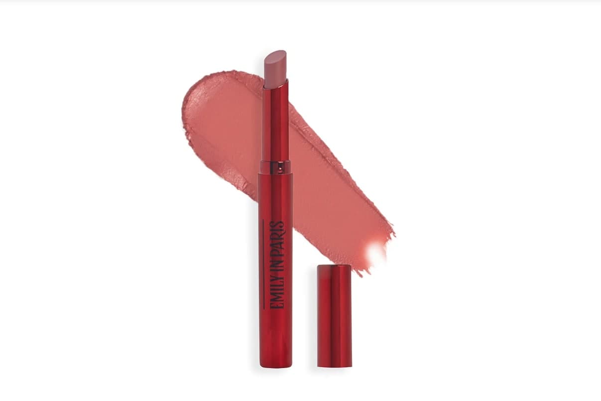 Makeup Revolution x Emily in Paris Just A Kiss Cream Lipstick Shade Camille
