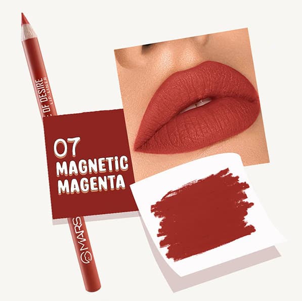 MARS Lip Liner Shade 07 Magnetic Magenta