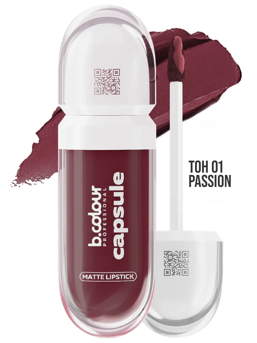 B Colour Capsule SuperStay Matte Liquid Lipstick Shade 01 Passion