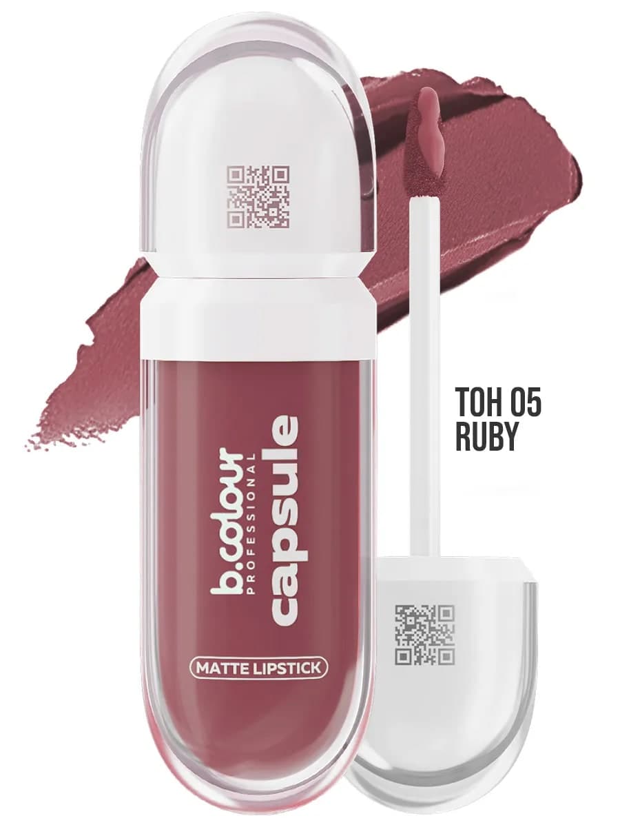 B Colour Capsule SuperStay Matte Liquid Lipstick Shade 05 Ruby