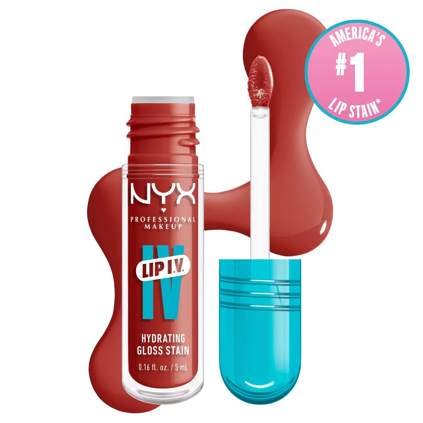 NYX Lip Iv Hydrating Gloss Serum Shade 12 Burst That Tang!